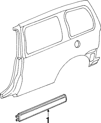 Silhouette EXTERIOR TRIM - SIDE PANEL 3