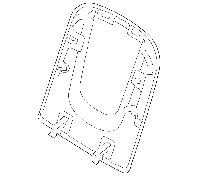 958-521-989-00-OW7 SEAT BACK PANEL, LEFT