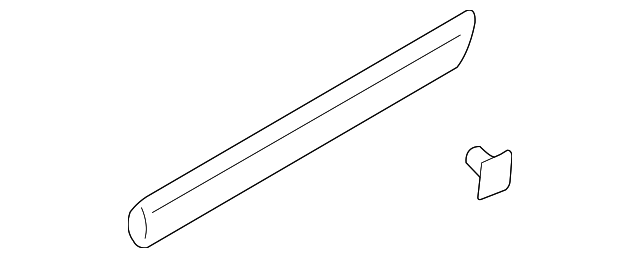 12830182 Деталь BODY SIDE MLDG, LEFT