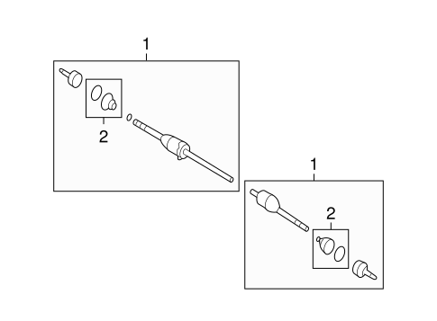 Five Hundred DRIVE AXLES