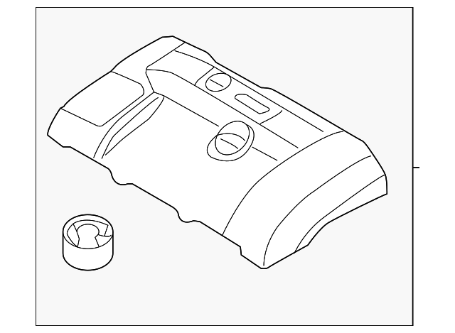 30757829 Деталь ENGINE COVER