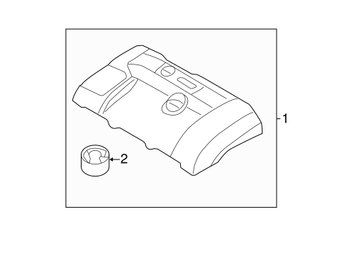 S60 ENGINE APPEARANCE COVER