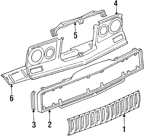 Grand Wagoneer FRONT PANEL