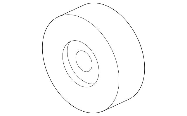 12634367 Деталь TENSION PULLEY