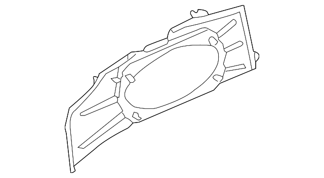 986-551-431-00-01C Деталь SPEAKER HOUSING, LEFT
