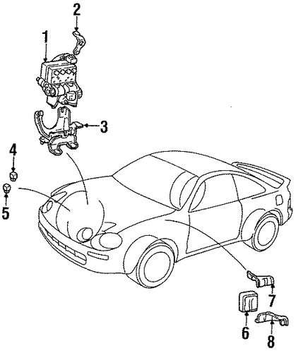 ELECTRICAL/ABS COMPONENTS for 1999 Toyota Celica #1