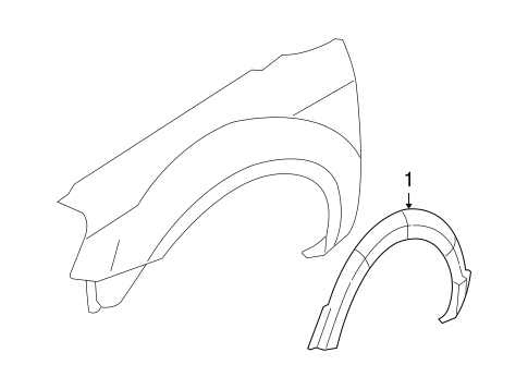 Freestyle EXTERIOR TRIM - FENDER