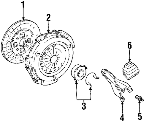 Prizm TRANSAXLE PARTS 2