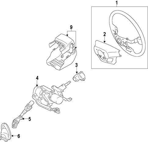 STEERING/STEERING WHEEL for 2012 Scion iQ #1