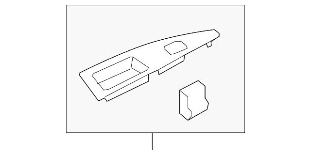 DS7Z-14528-CA Деталь SWITCH BEZEL, LEFT