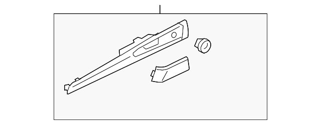 DS7Z-54275A36-BA Деталь INSERT PANEL, RIGHT