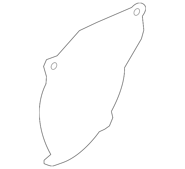DS7Z-5427458-A Деталь WATER SHIELD, RIGHT