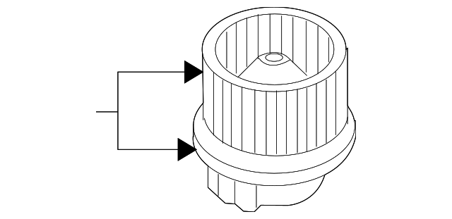 YS4Z-19805-AB BLOWER MOTOR