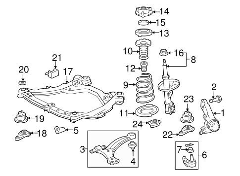 FRONT SUSPENSION/SUSPENSION COMPONENTS for 2012 Toyota Camry #1
