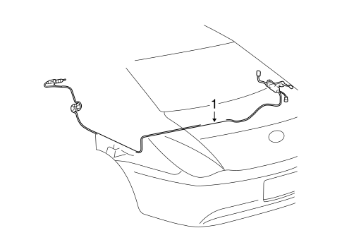 ELECTRICAL/ANTENNA & RADIO for 2006 Toyota Solara #1
