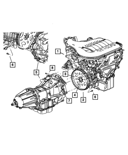 Transaxle Assembly for 2006 Dodge Charger #6