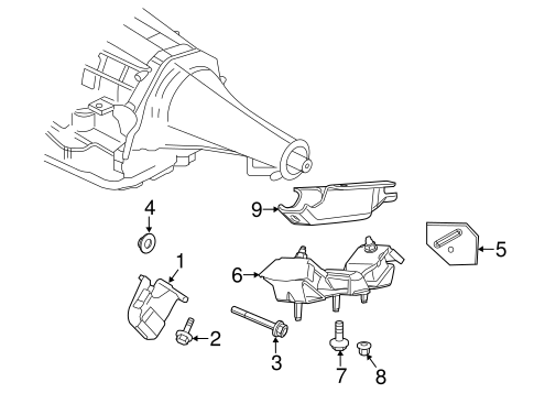 1500 ENGINE & TRANS MOUNTING 2