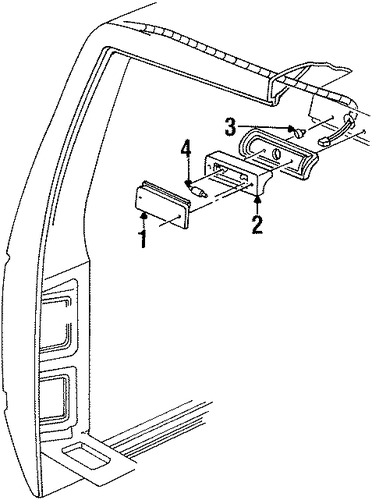 C2500 Pickup CARGO LAMPS