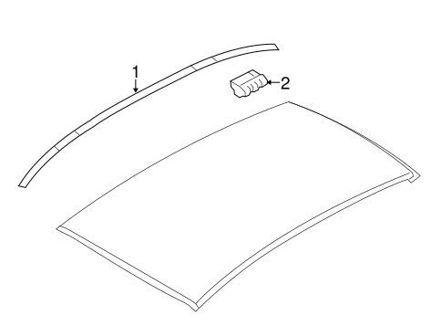 Exterior Trim - Roof for 2014 BMW 320i #0