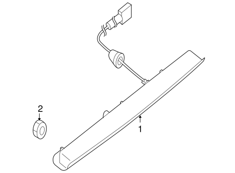 9-2X HIGH MOUNTED STOP LAMP