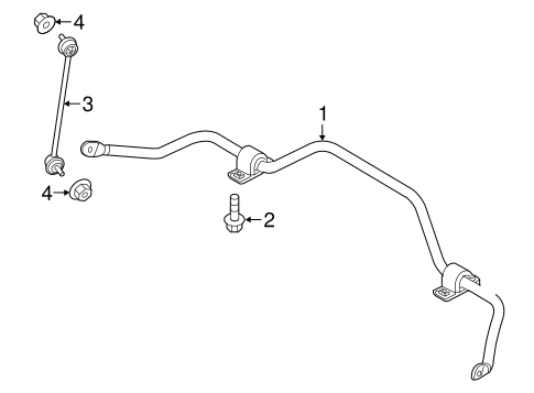 Stabilizer Bar & Components for 2015 Jeep Renegade #0
