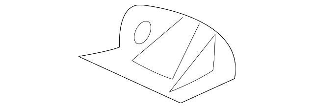 21018598 Деталь REAR FLOOR PAN SUPPORT, RIGHT