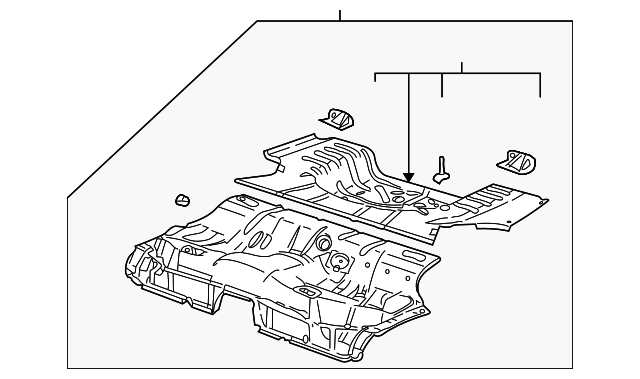 22687886 Деталь FLOOR PAN ASSY