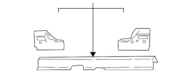 21018687 Деталь REAR CROSSMEMBER