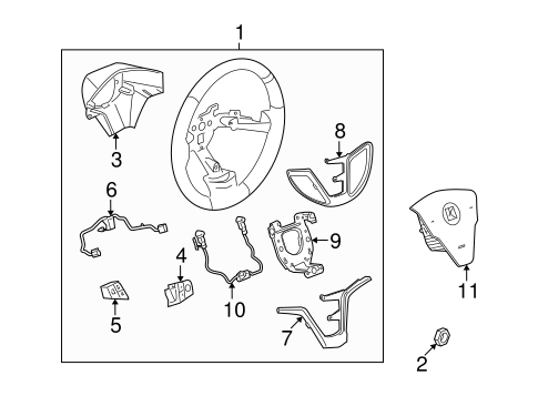 Vue STEERING WHEEL & TRIM