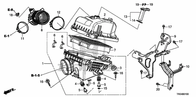 Air Cleaner (1.8L) for 2012 Honda Civic #0