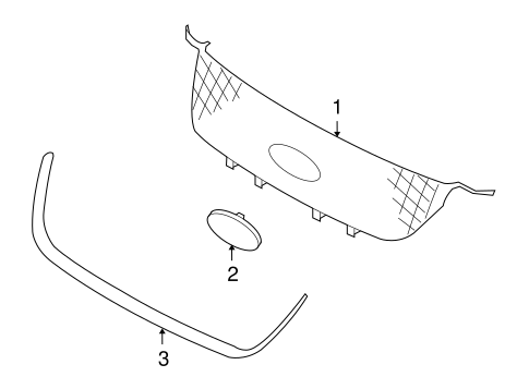 Body/Grille & Components for 2006 Ford Freestyle #1