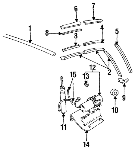 XJS FOLDING TOP HARDWARE