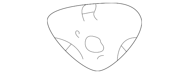 XR834989AGD Деталь SUNVISOR COVER, LEFT