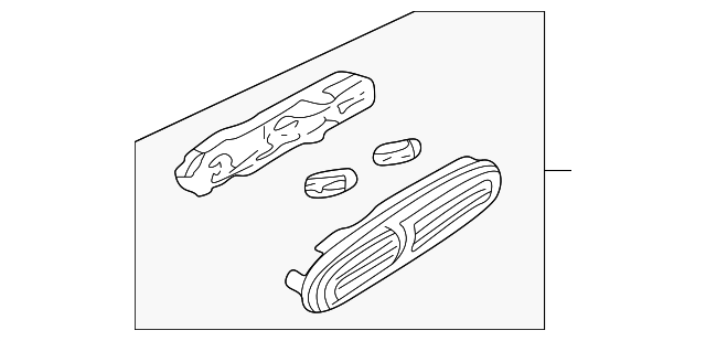 XR844519 Деталь COURTESY LAMP, RIGHT