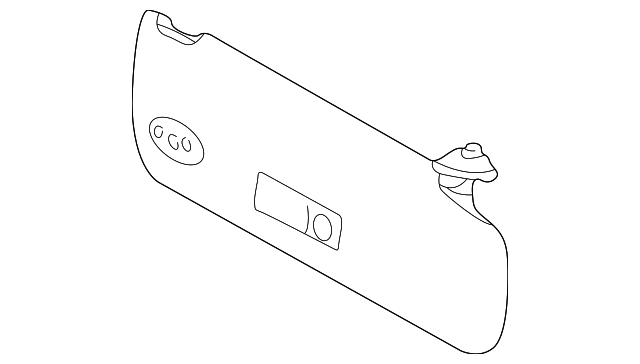 XR845625AGD Деталь SUNVISOR, RIGHT