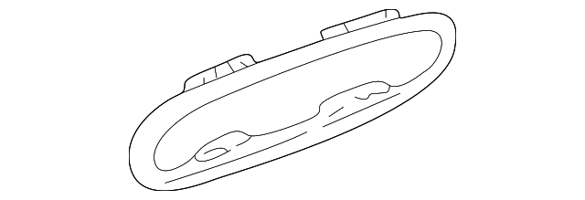 XR826645AGM Деталь LAMP BEZEL, LEFT