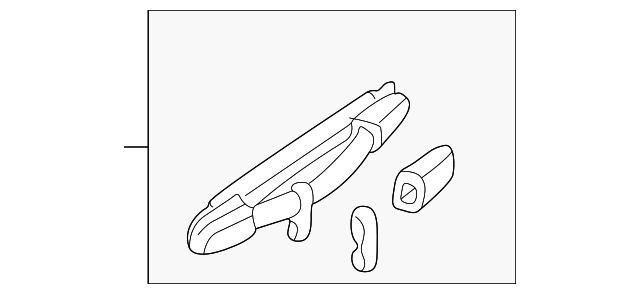 XR834991AGD Деталь GRIP HANDLE, RIGHT