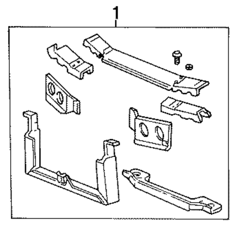 Windstar RADIATOR SUPPORT