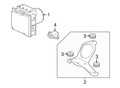 ABS Components for 2008 Porsche Boxster #0