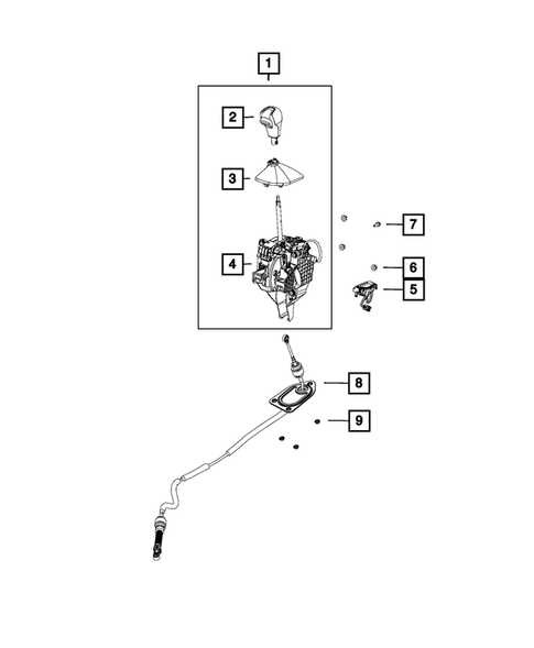 Gearshift Controls and Related Parts for 2022 Ram ProMaster 1500 #0