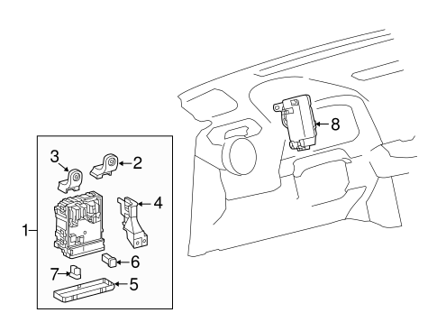ELECTRICAL/FUSE & RELAY for 2013 Toyota RAV4 #1