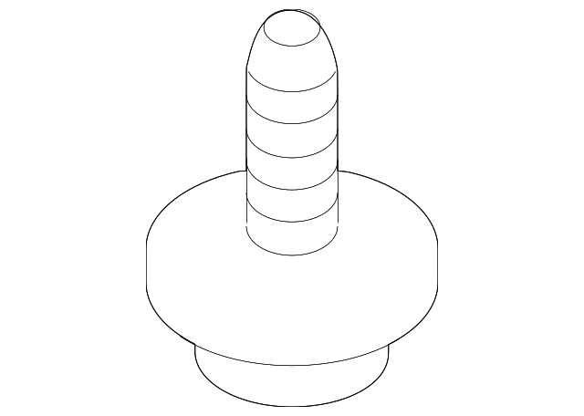 -W703442-SSYRB REAR HEADLINER RETAINER