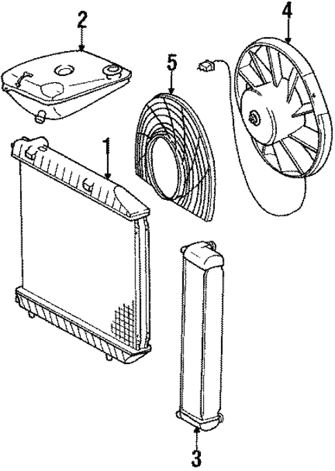 Fan for 1984 Mercedes-Benz 300 SD #0