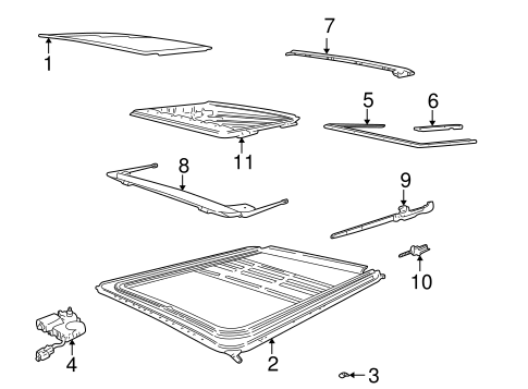 Electrical/Moonroof for 2001 Ford Explorer #1