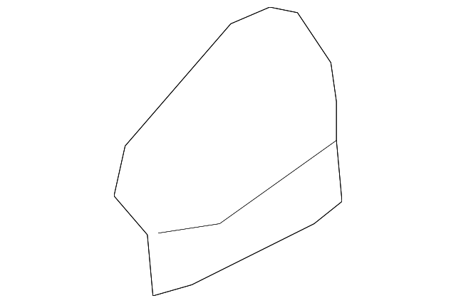 15228173 Деталь SEAT BELT ASSY COVER, LEFT