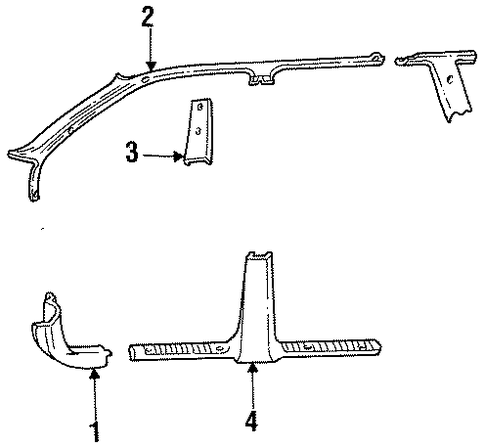 Taurus INTERIOR TRIM - PILLARS