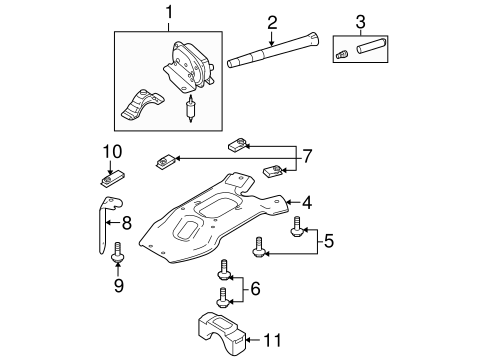 Body/Carrier & Components for 2008 Ford F-250 Super Duty #1