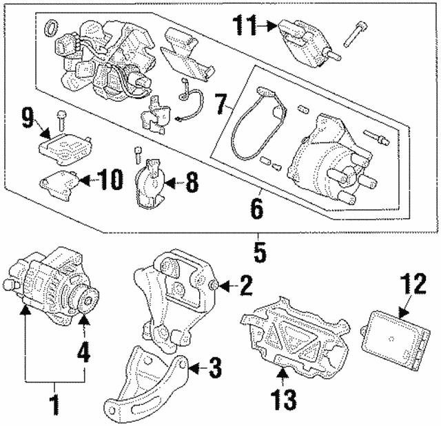 Bracket, Alternator Bracket, Alternator
