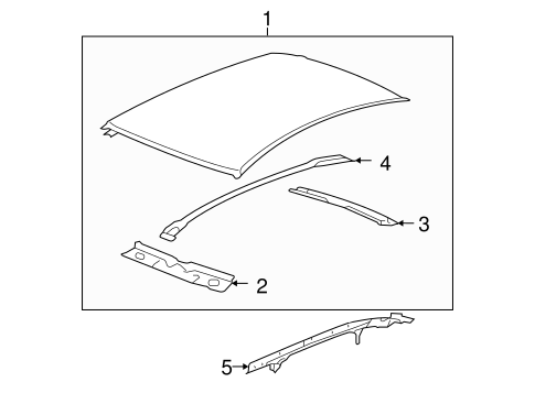 Impala Limited ROOF & COMPONENTS