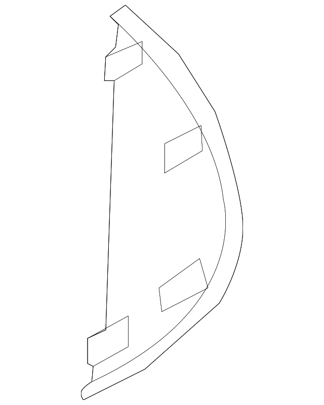 AE5Z-5404480-AB Деталь SIDE PANEL, RIGHT